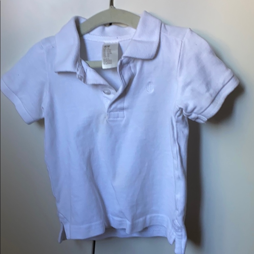 White polo shirt
